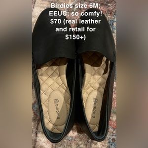 Super comfortable and real leather; worn once. Retails for $100+